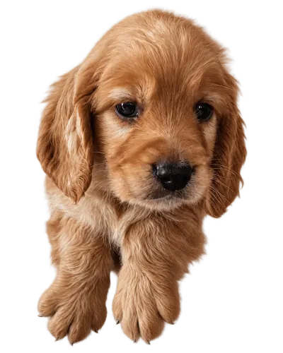Pui Cocker Spaniel Englez, mascul — fotografie a exemplarului.