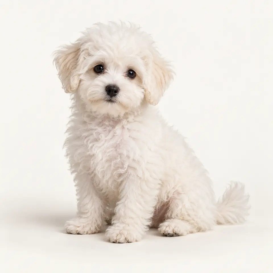 Pui Bichon Bolognez — imagine de prezentare.