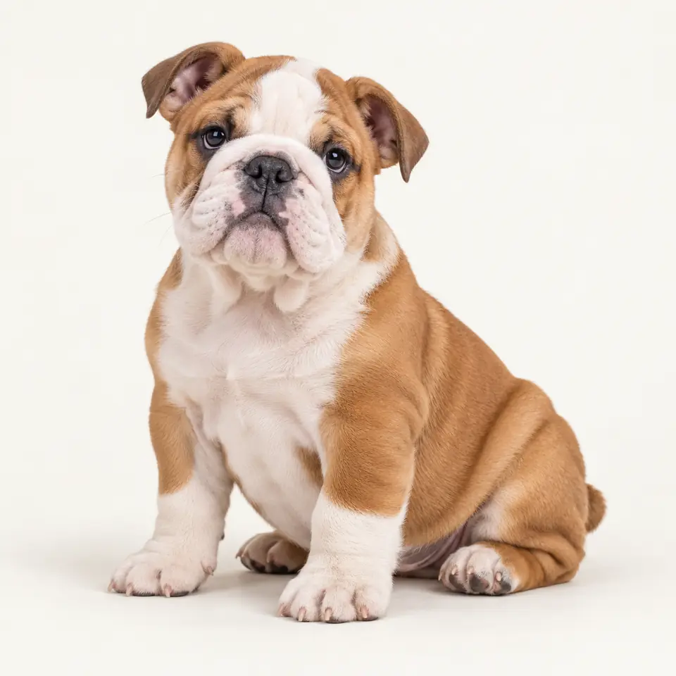 Pui Bulldog Englez — imagine de prezentare.