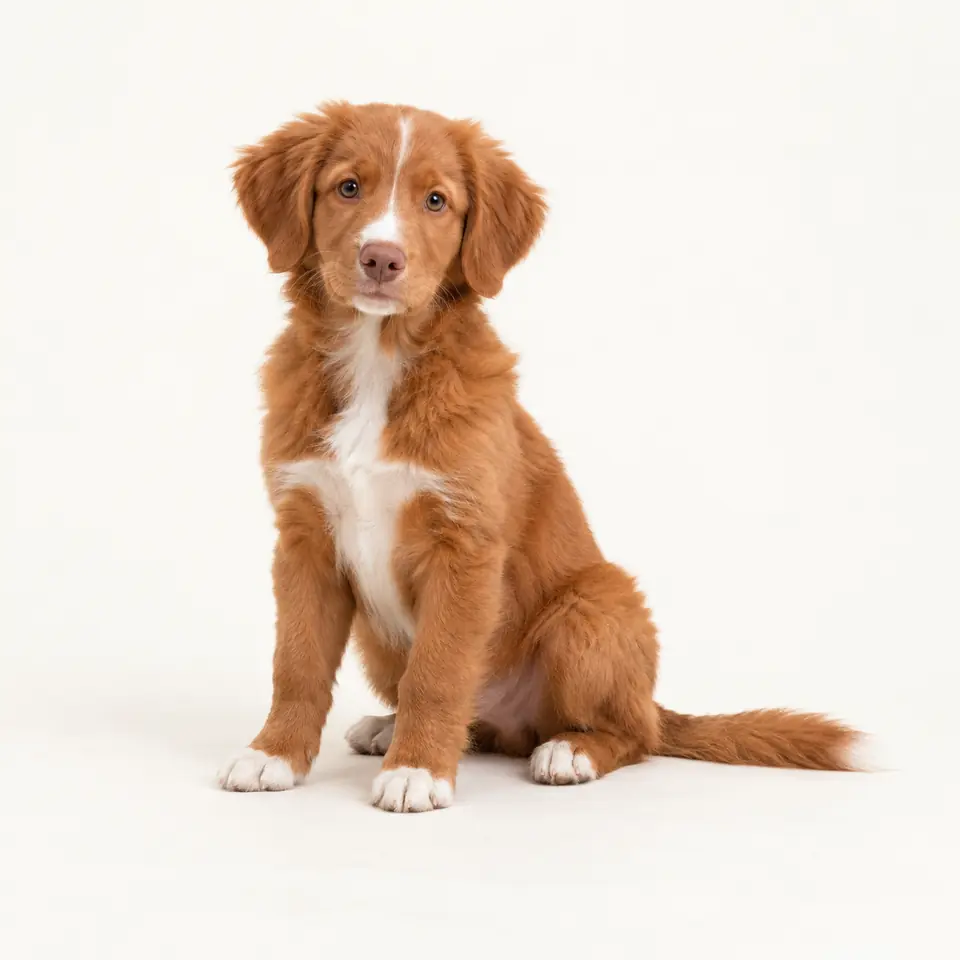 Pui Nova Scotia Duck Tolling Retriever — imagine de prezentare.