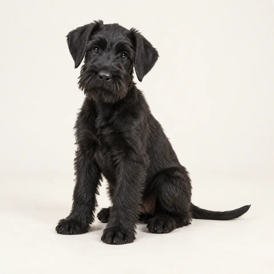 Pui Schnauzer Urias — imagine de prezentare.