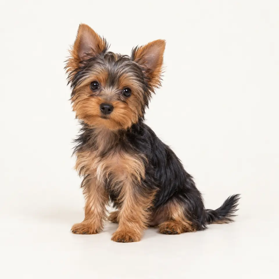 Pui Yorkshire Terrier — imagine de prezentare.